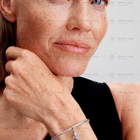 Pandora Sparkling Angel Dangle Charm - Picture 5 of 6